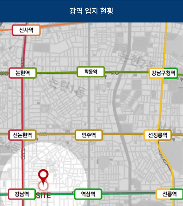 광역 입지 현황